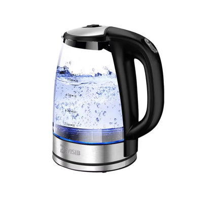 2L Electric Kettle | 2200W Fast Boil Glass Kettle with LED Indicator 🚰🔥☕