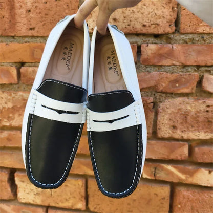 Italian Style Men’s Leather Loafers – Casual, Formal & Comfortable Driving Moccasins