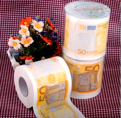 Toilet Paper Roll 3Ply$100 Dollar Humour Toilet Paper Bill Toilet Paper Roll Novelty Gag Gift Funny Gag Gift Hot