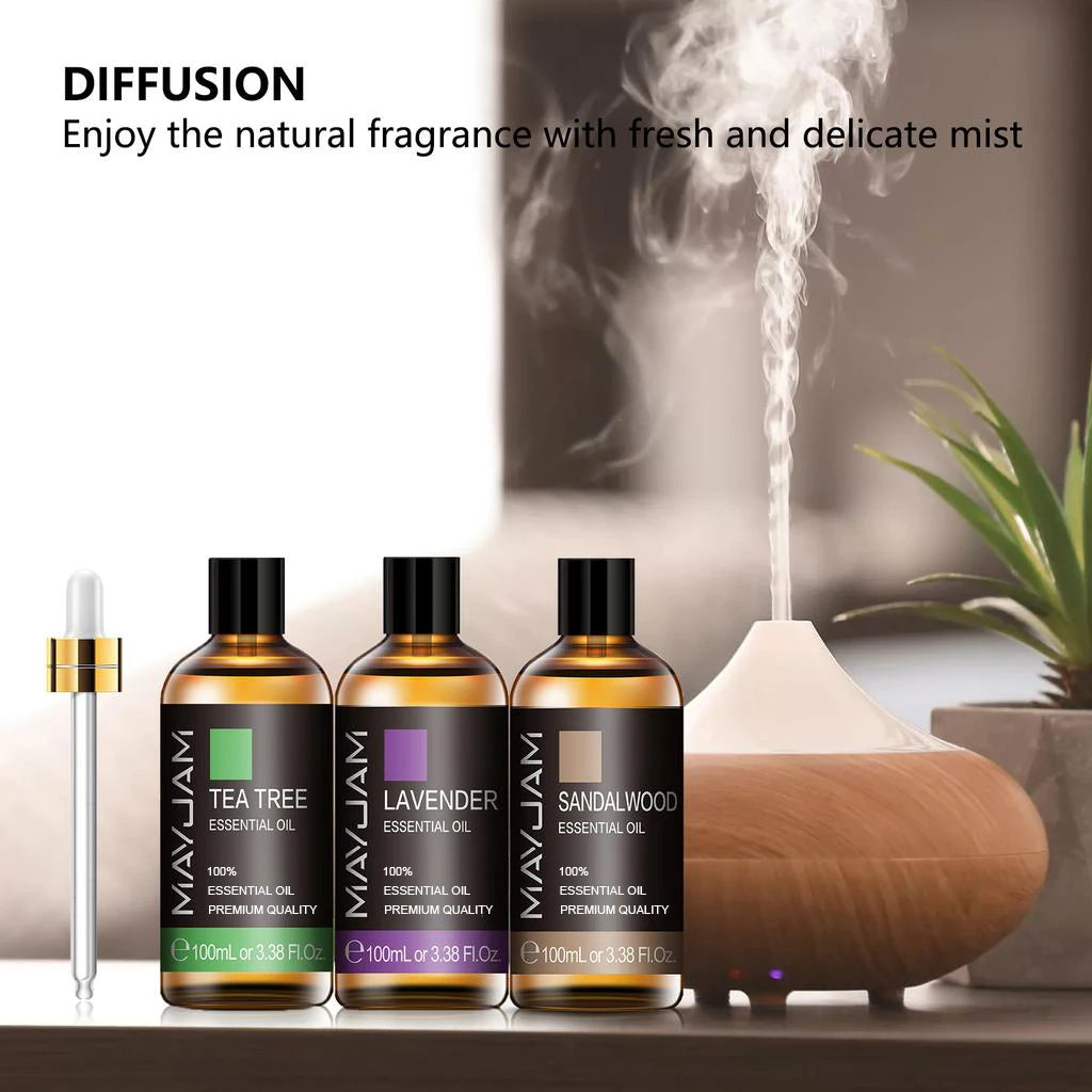 Transform Your Space with MAYJAM 100ml Pure Essential Oils – The Perfect Blend of Nature’s Best