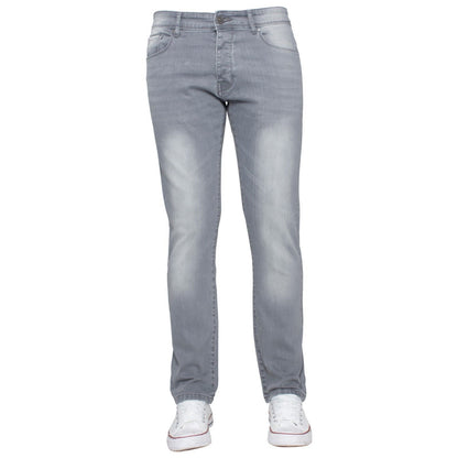 Kruze Mens Jeans Skinny Stretch Slim Fit Flex Denim Trouser Pants UK Waist Sizes