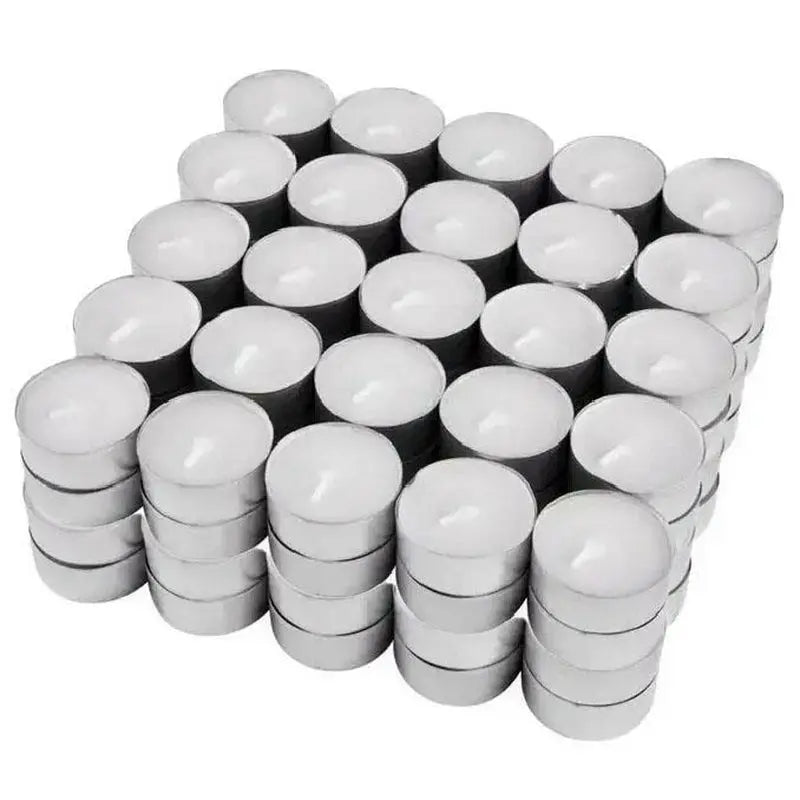 100 Tea Night Lights Candles 4 Hour Long Burn - DynamicDrop Hub