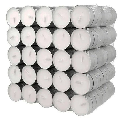 100 Tea Night Lights Candles 4 Hour Long Burn - DynamicDrop Hub