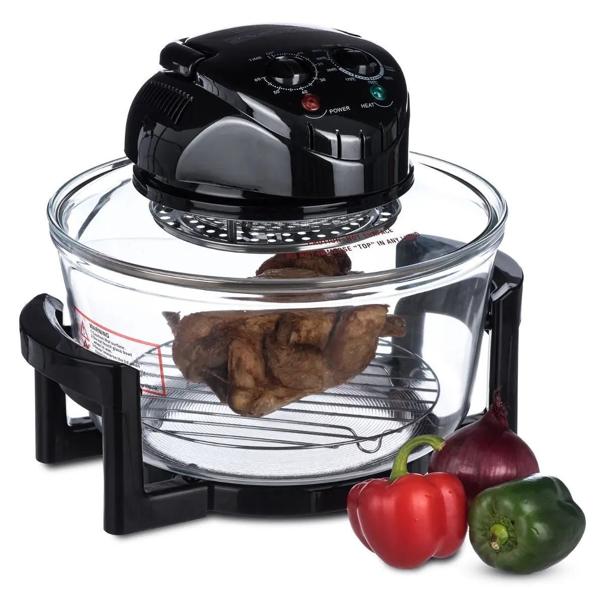 17L Halogen Air Fryer Rotary Convection Oven Multi Cooker Low Fat - DynamicDrop Hub