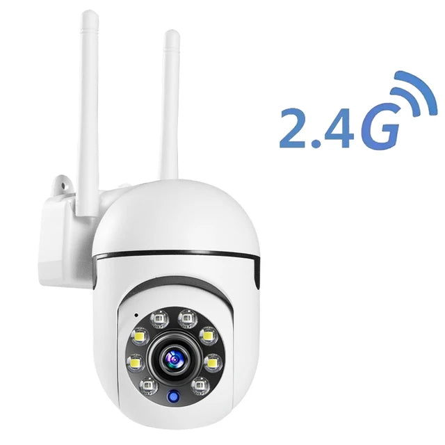 2.4G WIFI 2K IP Camera Two Way Audio PTZ Move to Follow Outdoor Wifi Surveillance Camera Security Protection Cameras Smart Home