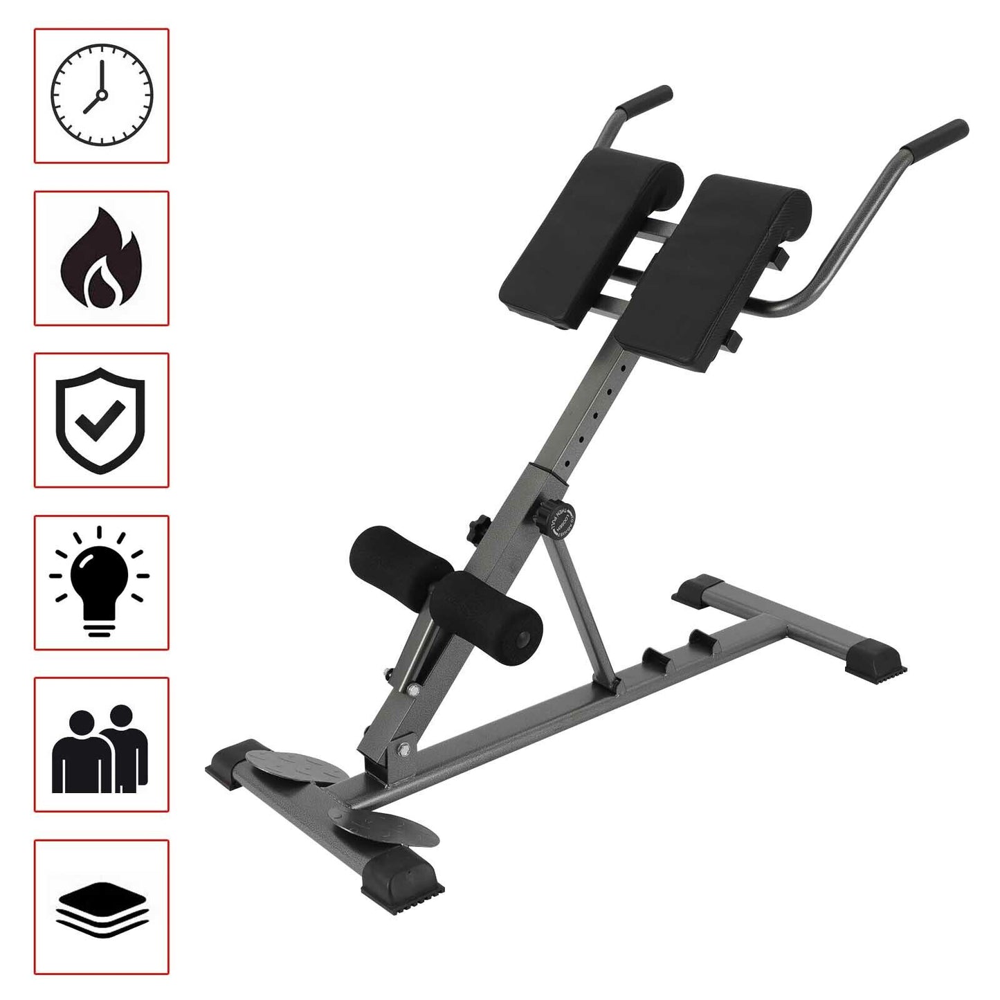 Fitness Workout Sport Roman Chair Hyperextension Extension Back Bench Foldable - Requires DIY - Domestic Delivery Only