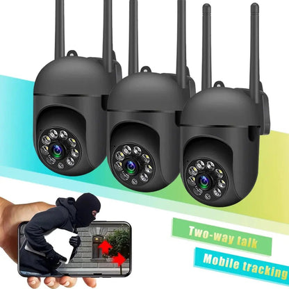 2.4G WIFI 2K IP Camera Two Way Audio PTZ Move to Follow Outdoor Wifi Surveillance - DynamicDrop Hub