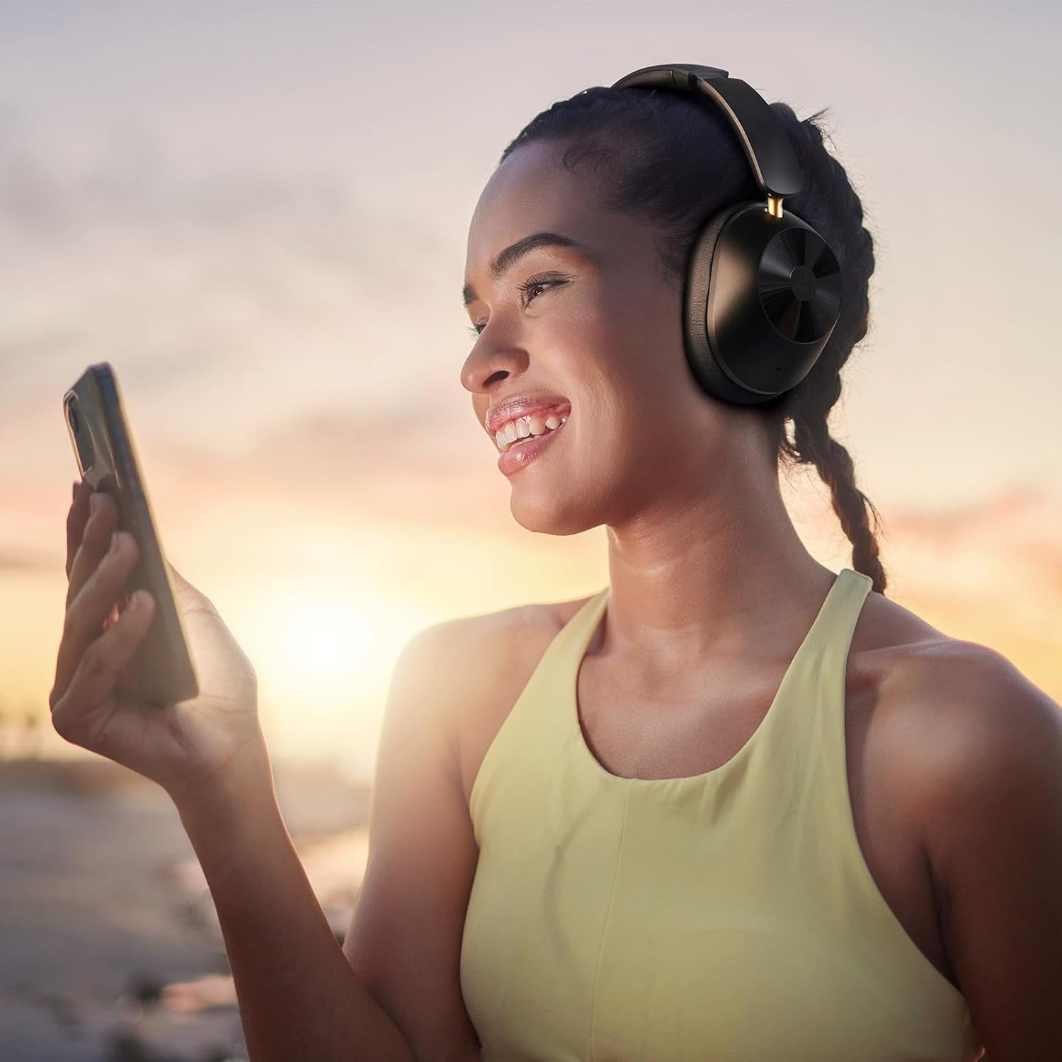 OneOdio Focus A5 Hybrid Active Noise Cancelling Headphones