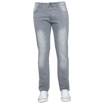 Kruze Mens Jeans Skinny Stretch Slim Fit Flex Denim Trouser Pants UK Waist Sizes