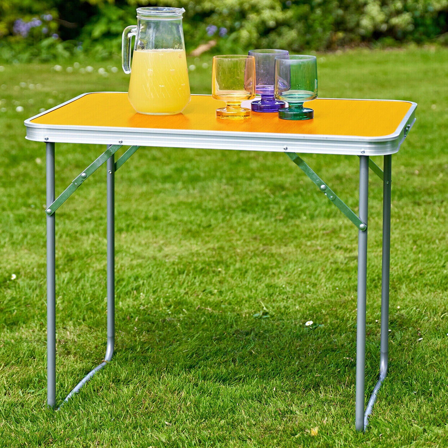 Portable Folding Table – Ideal for Camping, Garden Parties, BBQs & Picnics