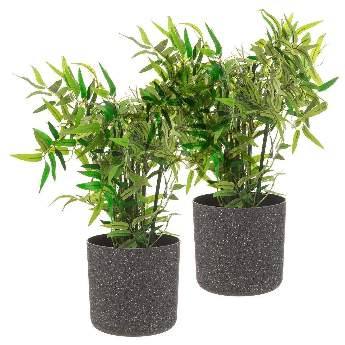 2Pcs Garden Plant Pot Planter Basket Flowerpot Plants Indoor Decor Tree Plastic - DynamicDrop Hub