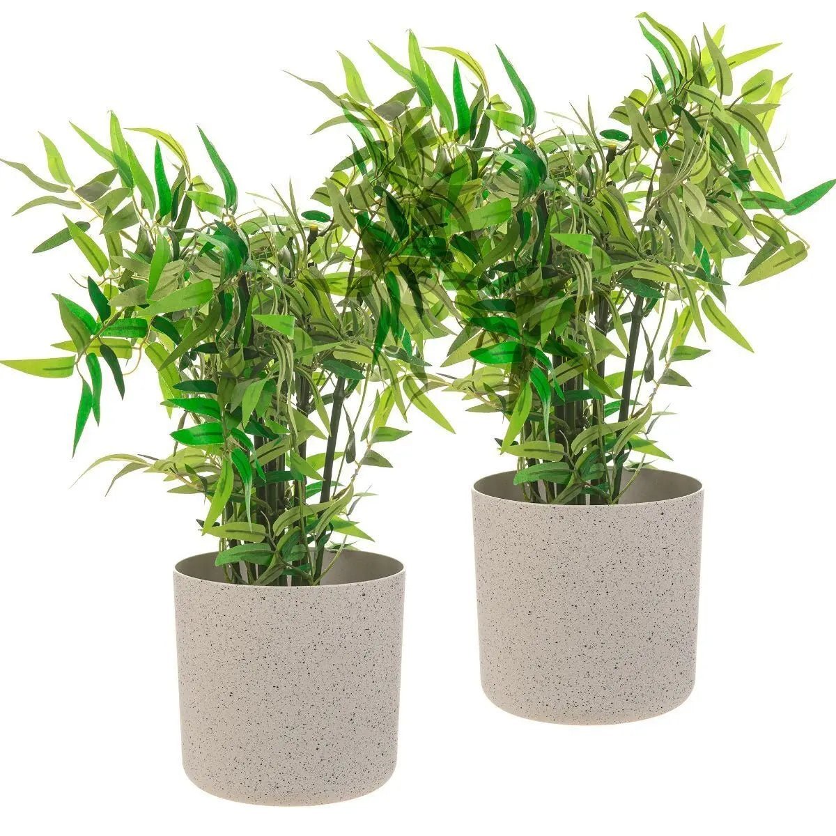 2Pcs Garden Plant Pot Planter Basket Flowerpot Plants Indoor Decor Tree Plastic - DynamicDrop Hub