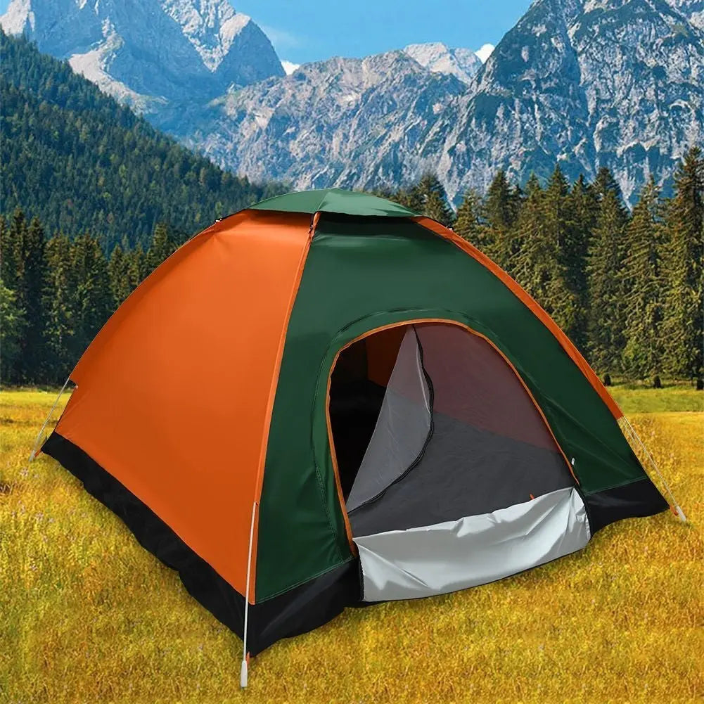 3-4 Man Person Automatic Pop up Tent Camping Outdoor Family Hiking Instant Tent - DynamicDrop Hub