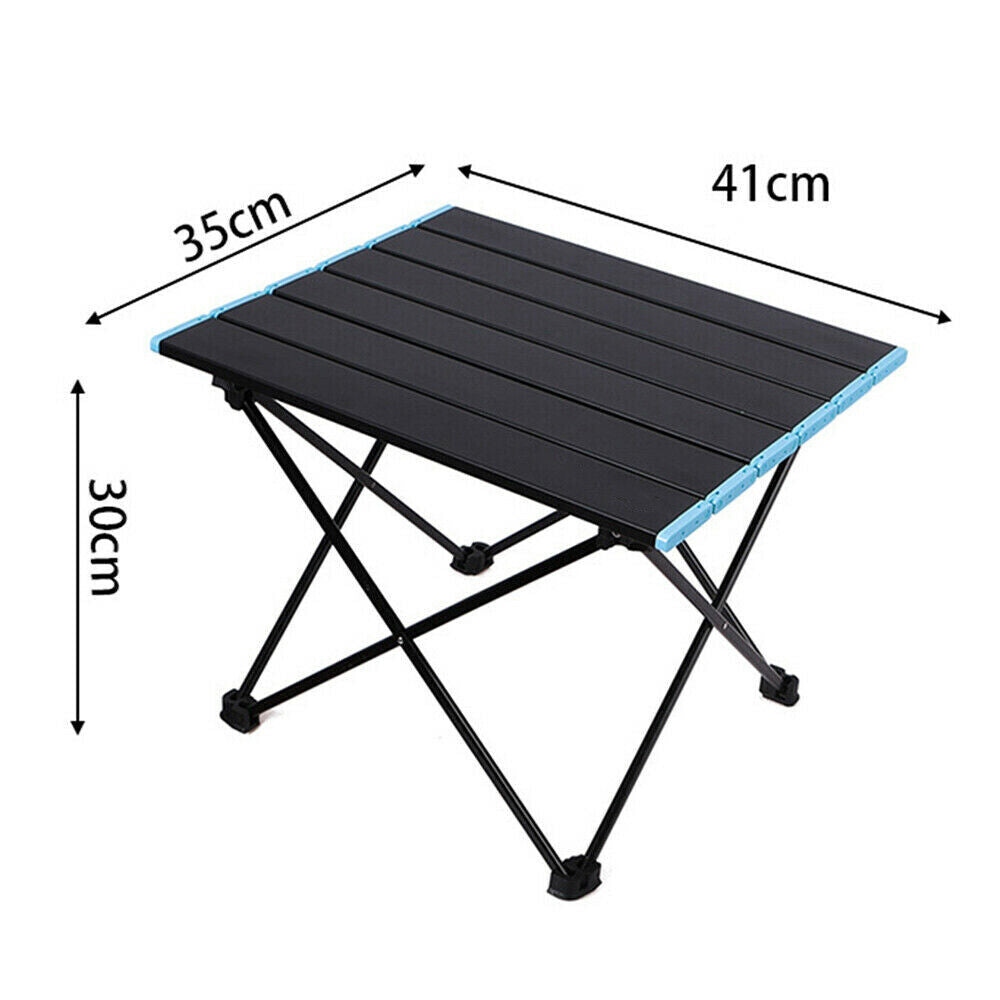 Folding Camping Tables with Carry Bag Portable Garden Picnic BBQ Beach Fishing
