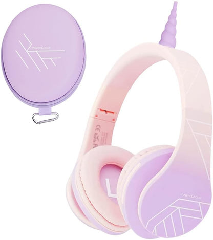 Kids Headphones, P2 Bluetooth Headphones for Kids with Volume Limit 85DB, Kids Wireless Headphones over Ear with Microphone, Foldable, Carry Case, Micro SD/TF for Iphone/Ipad/Laptop/Pc/Tv