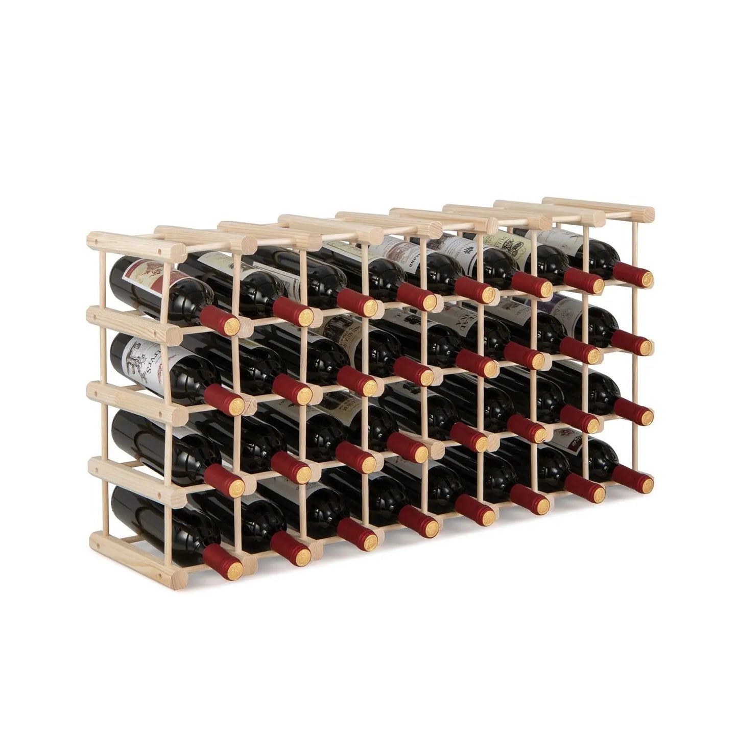 36-Bottle Wine Rack for Home Bar Pantry - DynamicDrop Hub