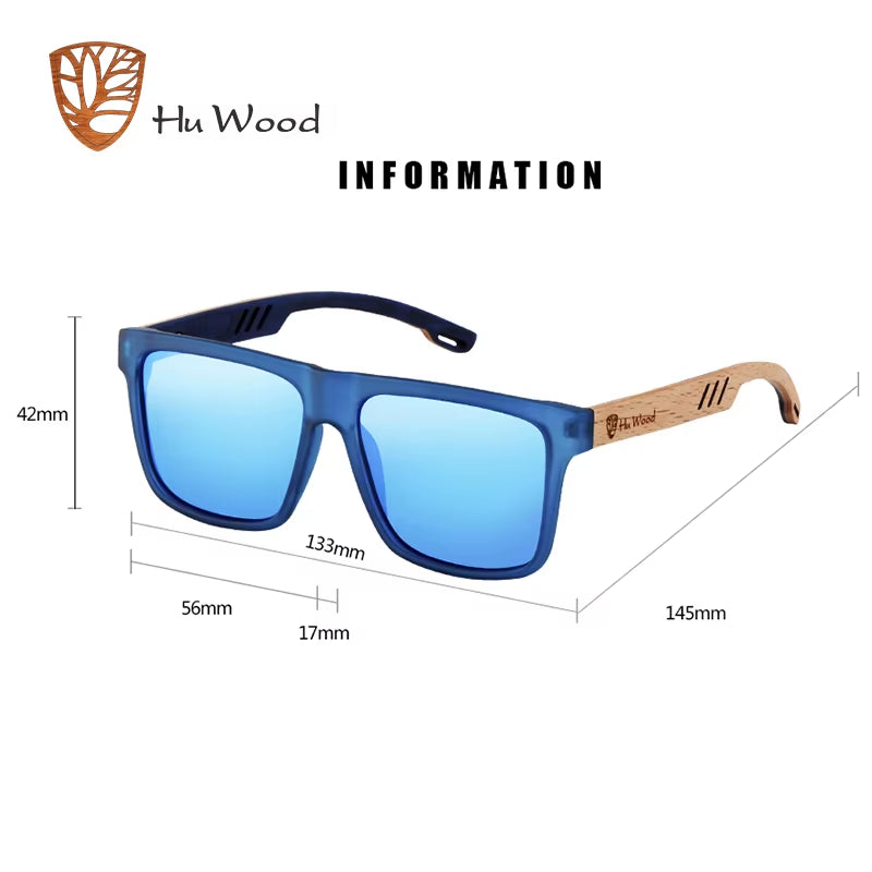 High Quality Square Sunglasses for Men Polarized UV400 Fashion Sunglass Mirror Sport Sun Glasses Driving Oculos