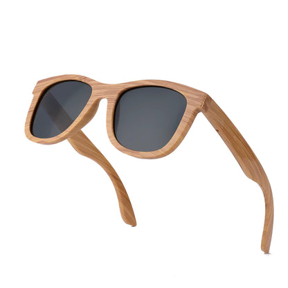 Plastics Wood Bamboo Sunglasses Men Women Classic Fashion UV400 Vintage Driving Sun Glasses Black Fishing Eyewear