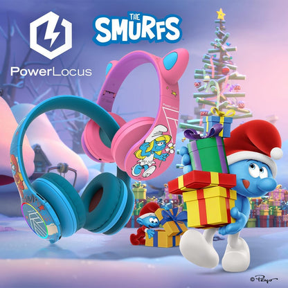 Smurfs Cat Ears Kids Headphones – Safe, Fun, and Versatile! Let Your Little Ones Explore a World of Sound with Style and Comfort!