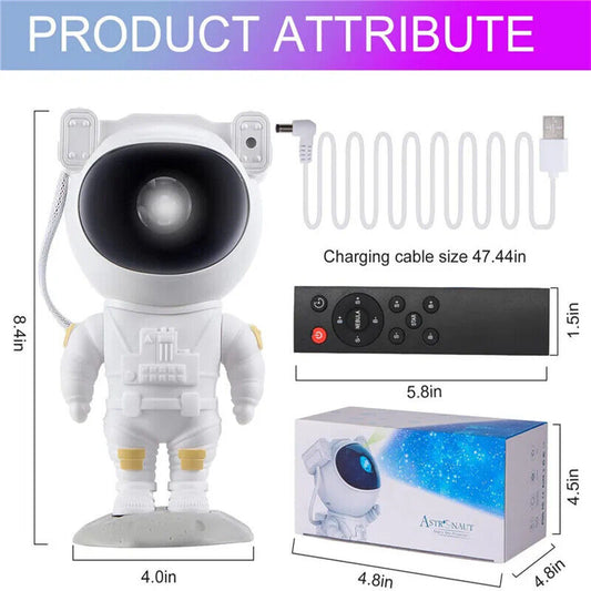 Astronaut LED Starry Galaxy Projector Night Light Lamp Nebula Moon Star