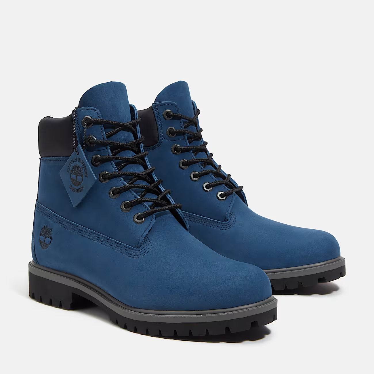 Timberland Men'S Heritage 6-Inch Lace up Waterproof Boot Blue
