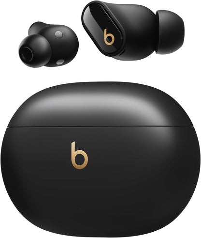 Beats Studio Buds + True Wireless Noise Cancelling Earbuds, Enhanced Apple & Android Compatibility, Built-In Microphone, Sweat-Resistant Bluetooth Headphones, Spatial Audio – Transparent