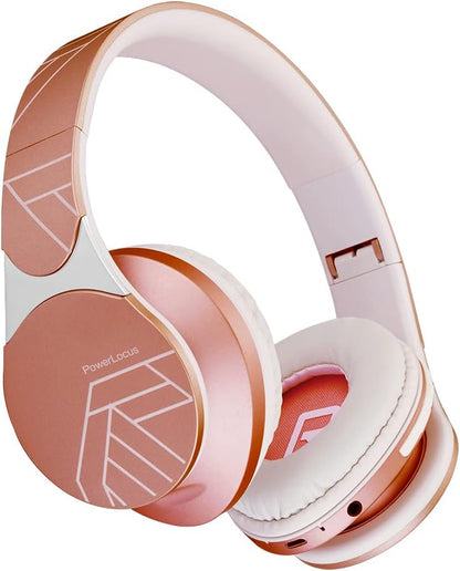 Bluetooth Over-Ear Headphones | 40H Playtime, 4 EQ Modes, Built-in Mic, FM Radio, Micro SD/TF Slot