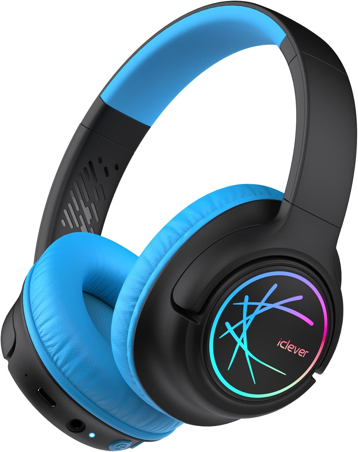 iClever Kids Wireless Headphones with LED Lights – Safe, Fun, and Built for Kids