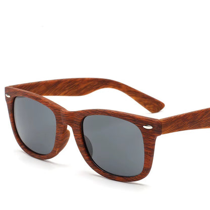 Plastics Wood Bamboo Sunglasses Men Women Classic Fashion UV400 Vintage Driving Sun Glasses Black Fishing Eyewear