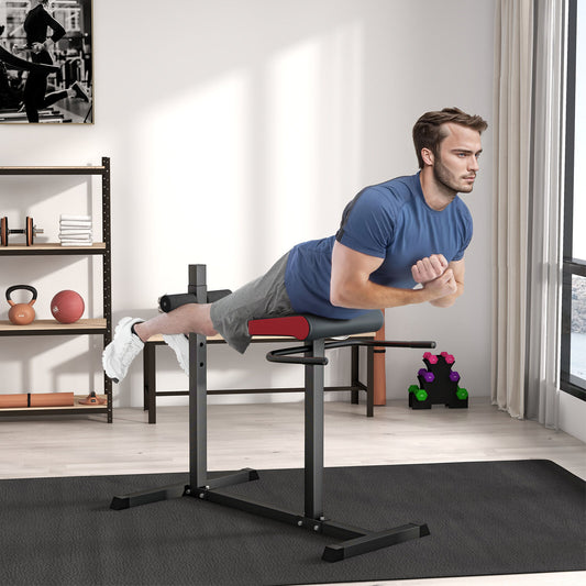 Back Extension Roman Chair – Adjustable Hyperextension Bench for Core, Back, and Glutes - Domestic Delivery Only