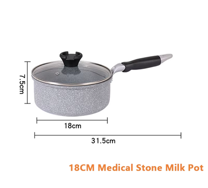 Durable Stone Non-Stick Frying Pan Set | 28cm, 26cm, 24cm, 20cm | Wok, Skillet, and Pancake Pans for Induction and Gas Stoves