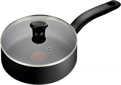 Titanium Essential Stewpot 24 Cm + Lid, High-Performance Non-Stick Coating, Metal Spatula Safe, All Hobs excluding Induction, B9414644