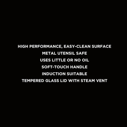 Russell Hobbs Shield 20 Cm Saucepan – Non-Stick Coating 10X Tougher*, Induction Suitable Cooking Pot, Tempered Glass Lid, Pressed Aluminium Casserole, Easy to Clean, Soft-Touch Handle