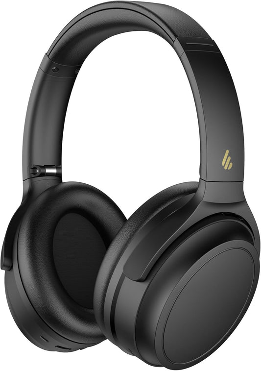 Active Noise Cancelling Headphones - 68H Playtime - AI Call Noise Cancellation - Dual Device Connection - Lightweight & Foldable Design - Fast Charge - Bluetooth 5.3 - Black