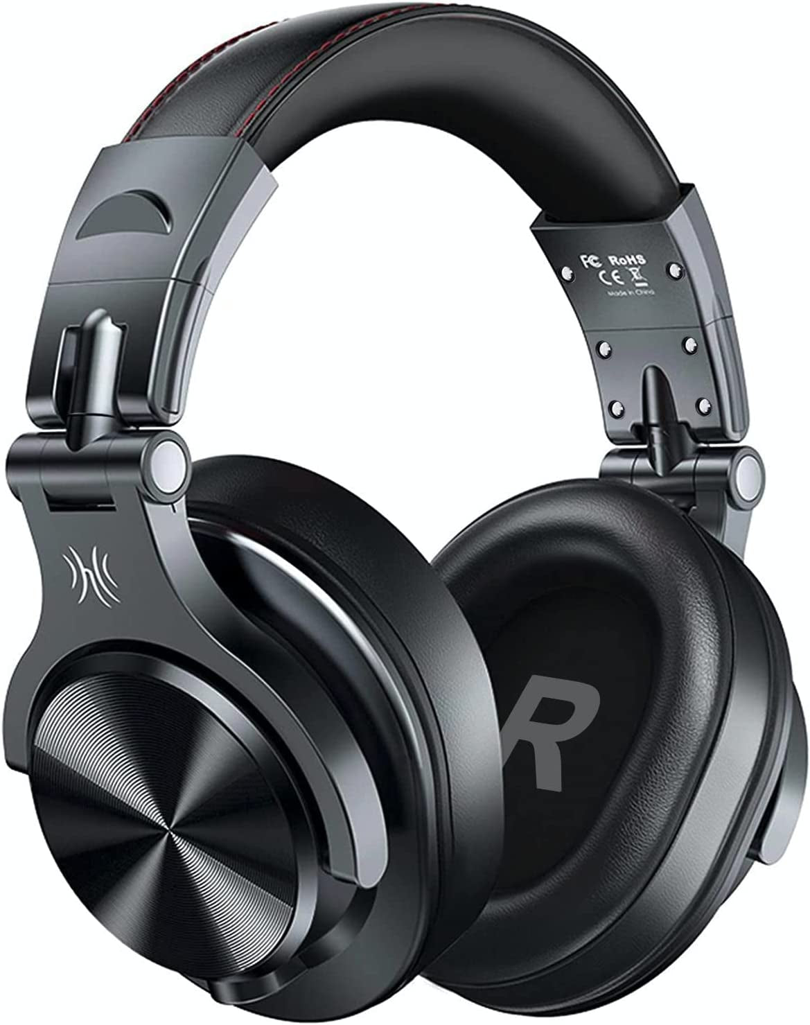 A70 Bluetooth Headphones over Ear, 72 Hrs Playtime, Monitor Level Stereo Sound Quality, Foldable Wireless＆Wired DJ Headphone, Professional Studio Headphones for Dj/Tv/Pc/Phone