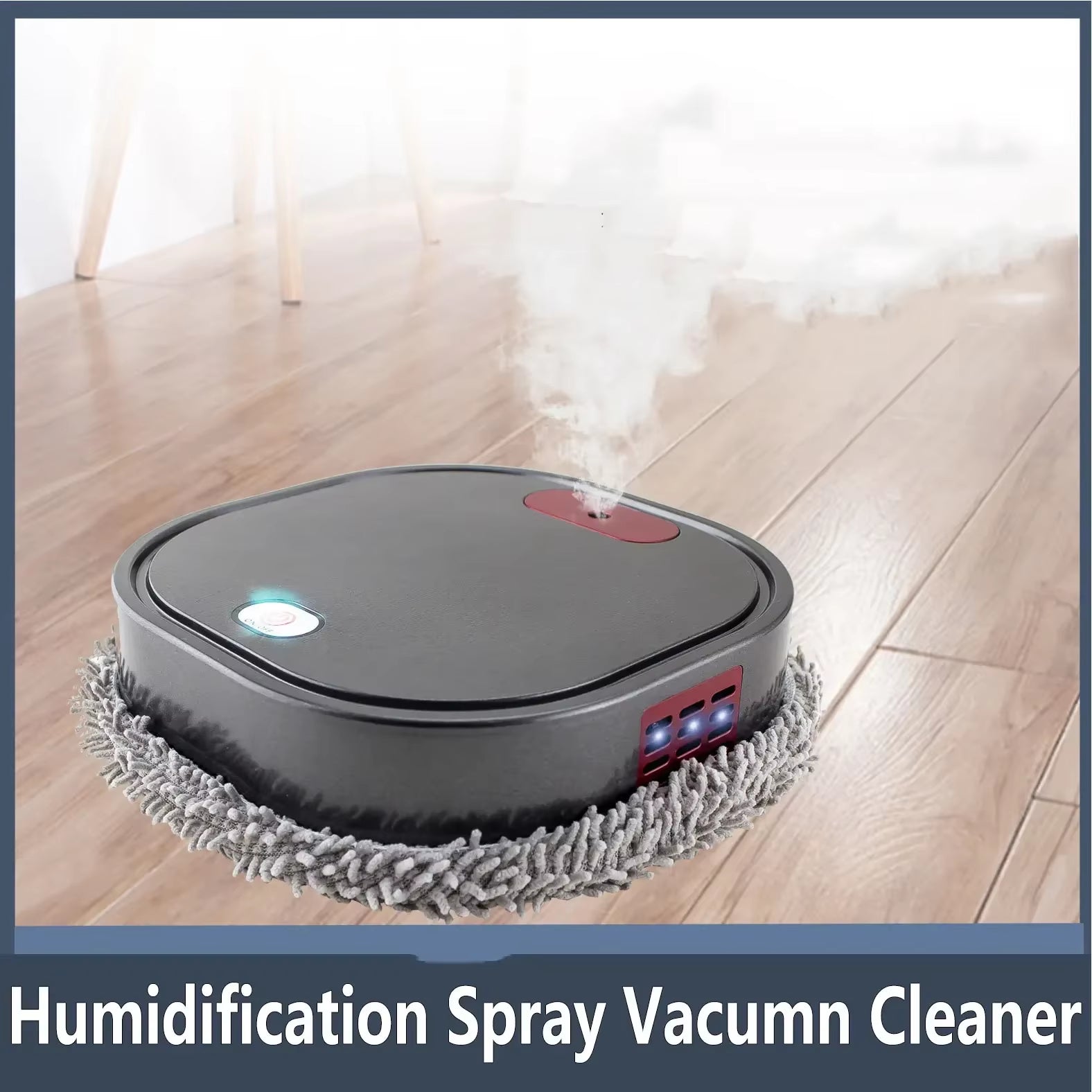 3-in-1 Smart Robot Vacuum Cleaner | Rechargeable Dry & Wet Mopping Machine with Spray Cleaner