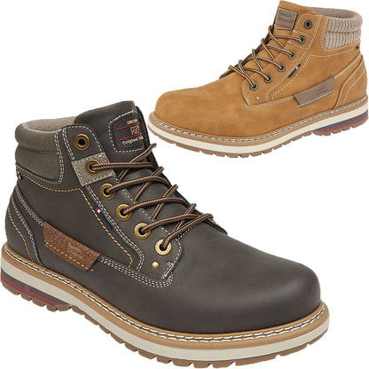 Mens Walking Hiking Casual Lace up Ankle Boots Outdoor Trail Trainers Shoes Size
