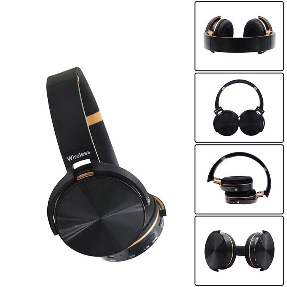 Wireless Bluetooth Headphones with Noise Cancelling Over-Ear Stereo Earphones