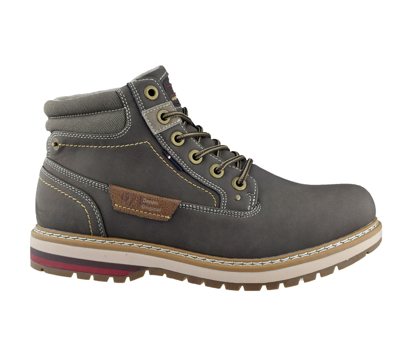 Mens Walking Hiking Casual Lace up Ankle Boots Outdoor Trail Trainers Shoes Size