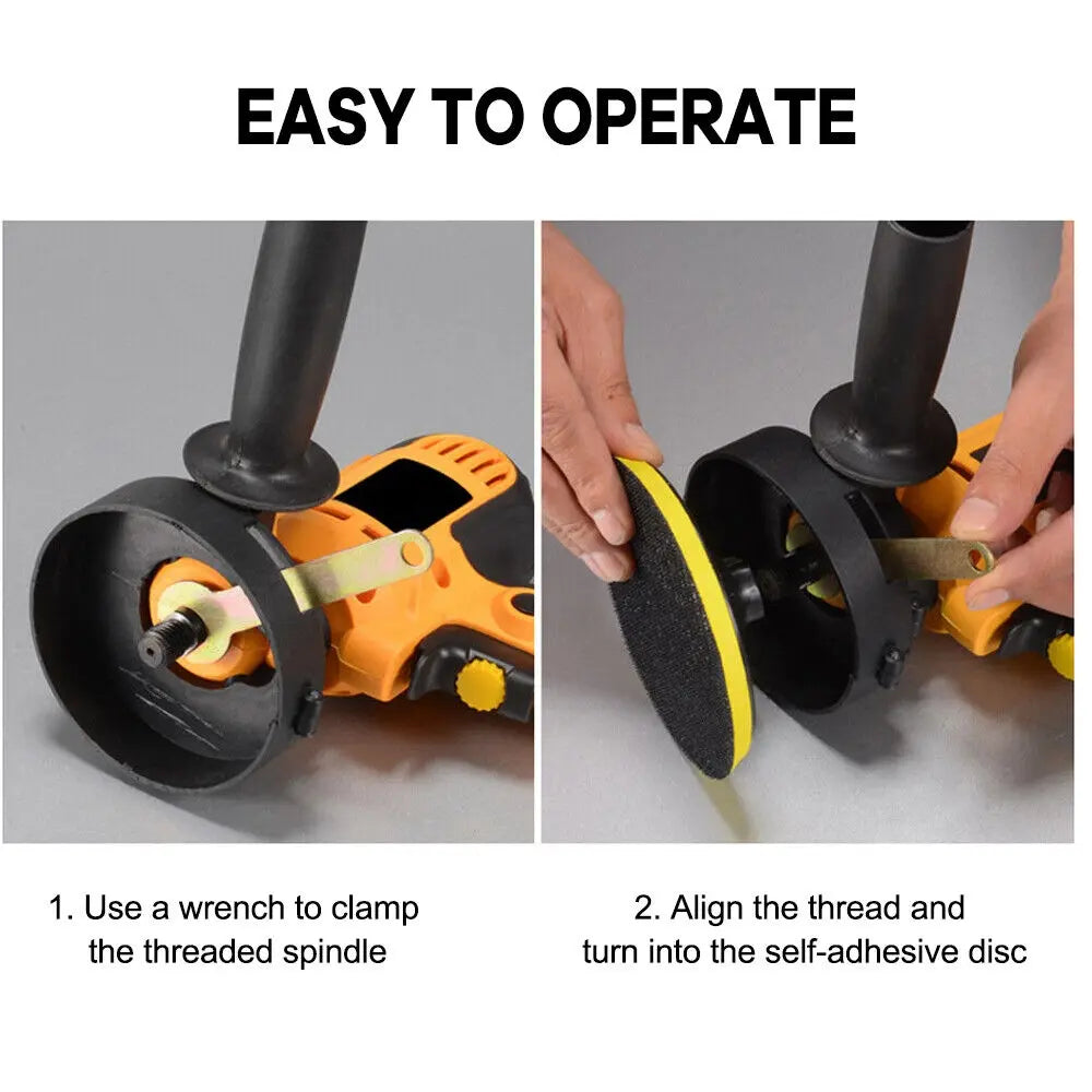 7" Polisher Buffer Cordless Car Furniture Polishing Machines Electric Polisher - DynamicDrop Hub