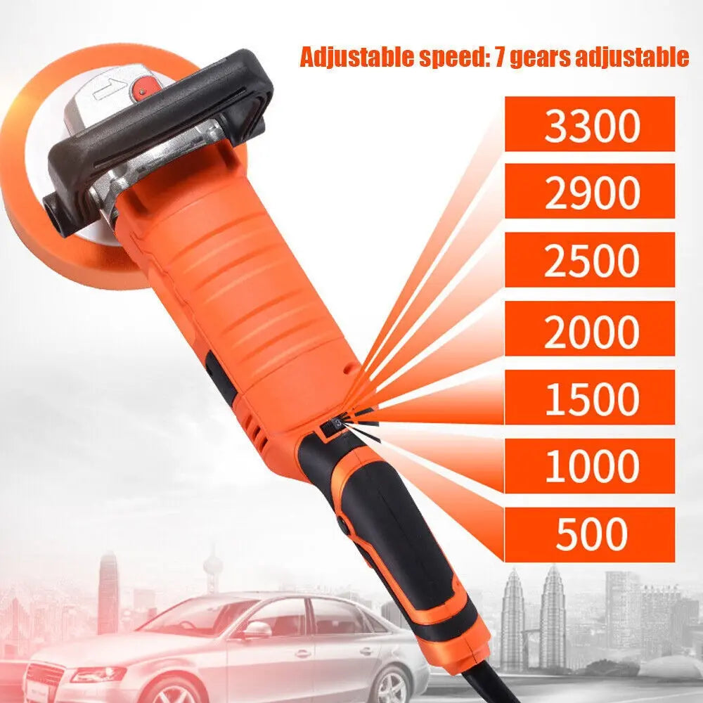 7" Polisher Buffer Cordless Car Furniture Polishing Machines Electric Polisher - DynamicDrop Hub