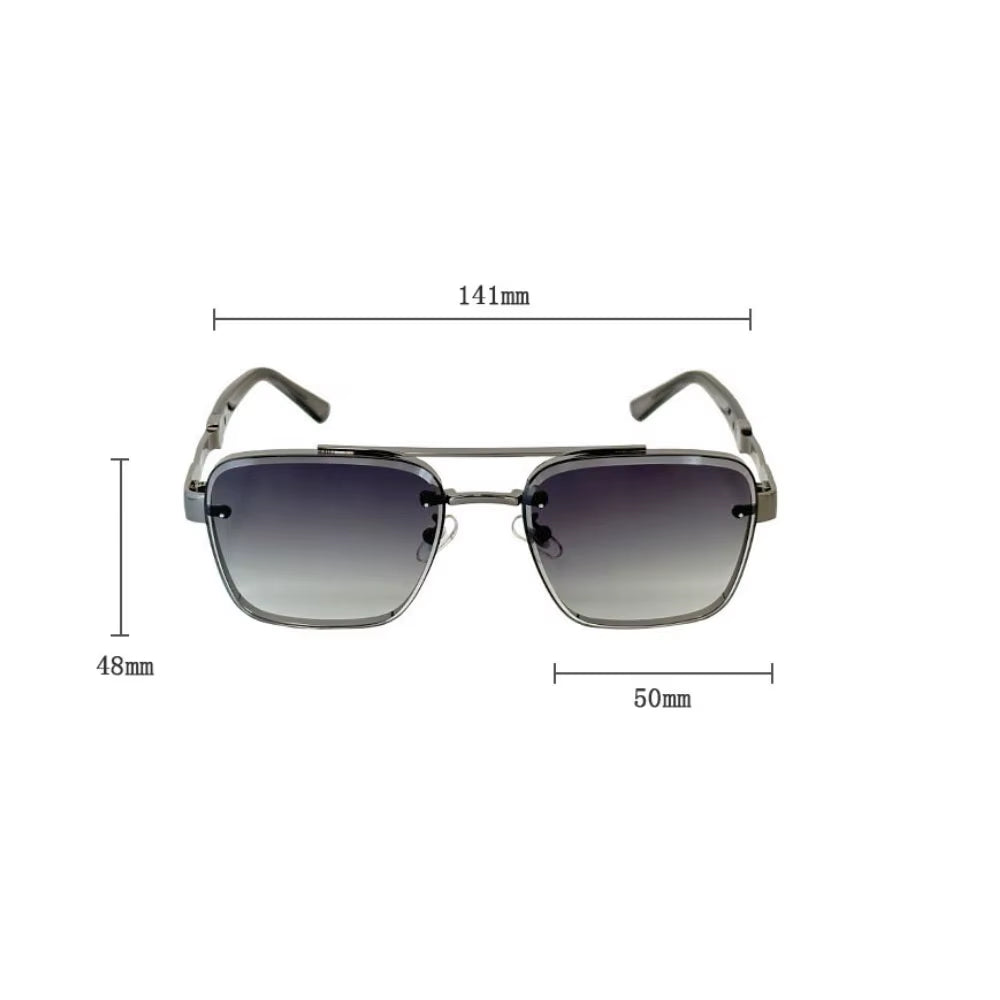 Luxury Fashion Square Sunglasses for Men & Women – Trendy Vintage UV Protection Glasses