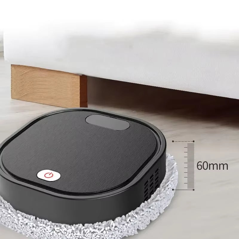 3-in-1 Smart Robot Vacuum Cleaner | Rechargeable Dry & Wet Mopping Machine with Spray Cleaner