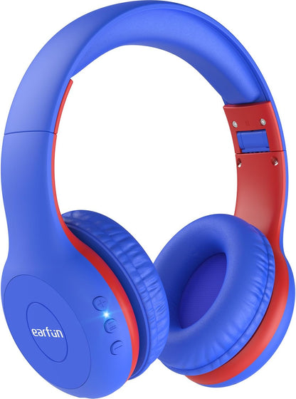 Kids Wireless Bluetooth Headphones | 85/94dB Volume Limit, Hi-Fi Stereo Sound, 40-Hour Playtime, Foldable Design for School & Travel