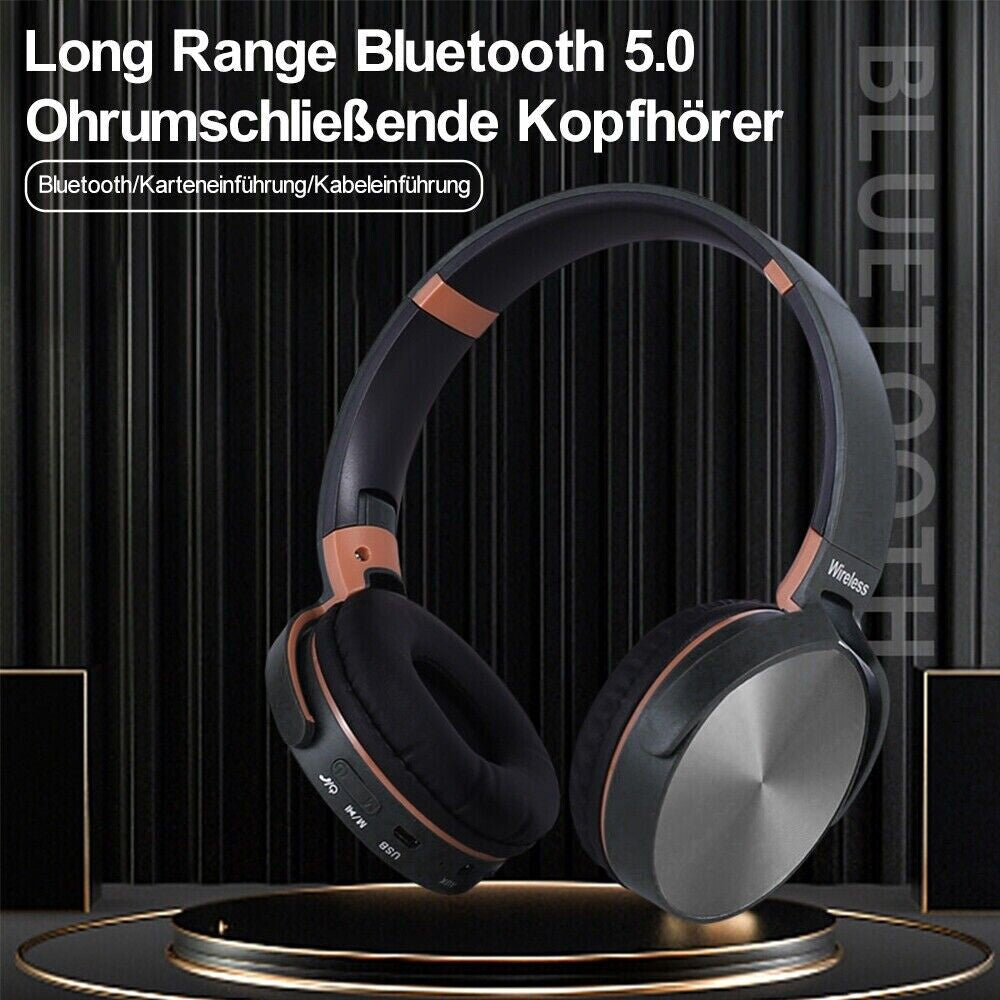 Wireless Bluetooth Headphones with Noise Cancelling Over-Ear Stereo Earphones