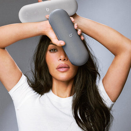 Pill X Kim Kardashian - Wireless Bluetooth Speaker and Portable Charger via USB-C - up to 24 Hours Battery Life, IP67 Water Resistant, Apple & Android Compatible, Built-In Mic – Dark Gray