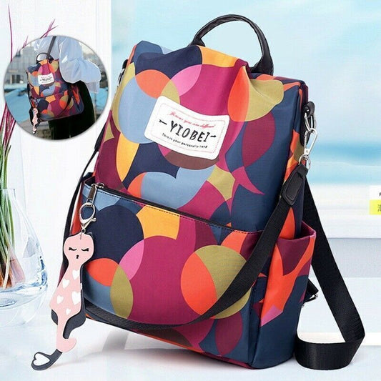 Women Backpack Large Waterproof anti Theft Laptop Rucksack School Bag