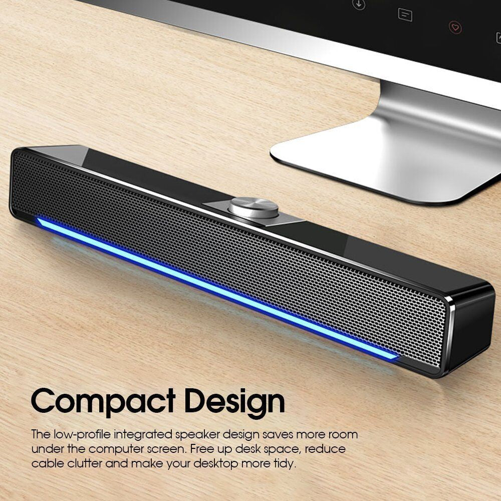 Bluetooth Wireless Soundbar TV Computer Speaker Home Theater Subwoofer Sound Bar