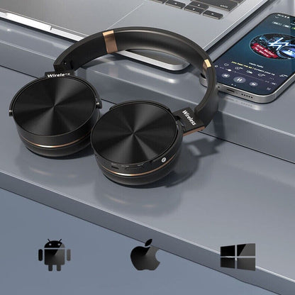 Wireless Bluetooth Headphones with Noise Cancelling Over-Ear Stereo Earphones