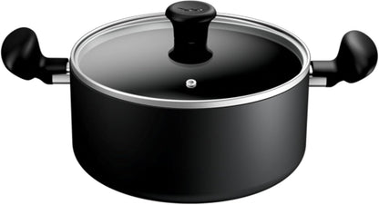 Titanium Essential Stewpot 24 Cm + Lid, High-Performance Non-Stick Coating, Metal Spatula Safe, All Hobs excluding Induction, B9414644
